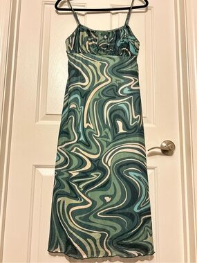 strapless open back dress Princess Green Tulle Spaghetti Straps Lace up Prom Dresses With Layers –  cherishgirls main image 1